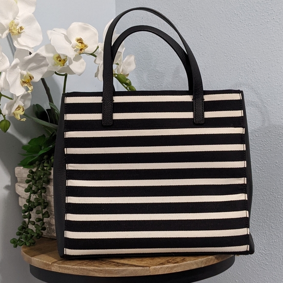 Kate Spade Brigette olive drive stripe satchel - Picture 5 of 11